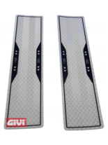 Pair of reflective serigraphed stickers GIVI E45 for Trekker Outback and Trekker Dolomiti