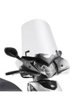 Transparent screen GIVI Kymco People GTi 125-200-300 [10-20][fitting kit included]