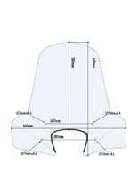 Transparent screen GIVI Suzuki Address 110 [15-20][fitting kit included]