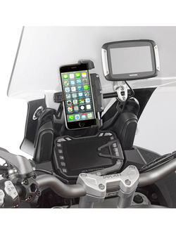 Fairing upper bracket GIVI to be mounted behind the windshield to install S902A, S920M, S920L and GPS-Smartphone holder Ducati Multistrada 950 [17-]/ 1200 [15-]/ Enduro [16-] / 1260 Enduro [19]