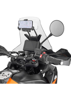 Fairing upper bracket GIVI to install S902A, S920M, S920L, S95KIT and GPS-Smartphone holder for KTM 890 Adventure (23-)