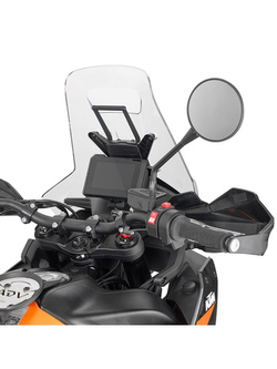 Fairing upper bracket GIVI to install S902A, S920M, S920L, S95KIT and GPS-Smartphone holder for KTM 890 Adventure (23-)