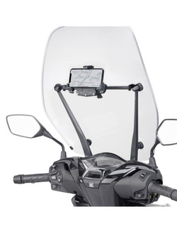 Fairing upper bracket Givi to be mounted behind the windshield to GPS-Smartphone holder for Honda SH 125-150 (20-) / SH 350 (21-)