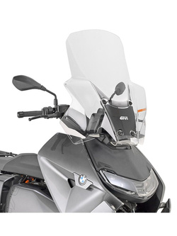 Motorcycle screen Givi for BMW CE 04 (22-) transparent [fitting kit included]