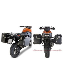 Pannier holder GIVI for Trekker Outback Money® Cam-Side KTM 1290 Super Adventure R/ S [17-20] + fitting kit