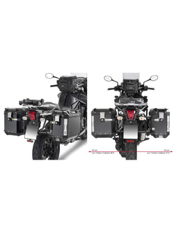 Pannier holder GIVI for Trekker Outback Monokey® Cam-Side Triumph Tiger Explorer 1200 (12-17)/ Tiger 1200 (18)