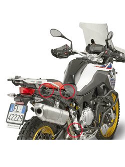 Rapid release side-case holder Givi for Monokey® / Retro-Fit cases for BMW F 750 / F 850 GS (18-), F 850 GS Adventure (19-)