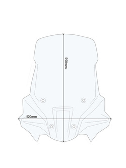 Screen GIVI Triumph Tiger 900 Rally (20-22)