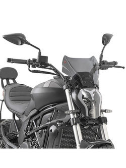 Screen Givi 1173S for selected models Honda/Yamaha/Benelli/Keeway/CF-Moto smoked [mounting not included]