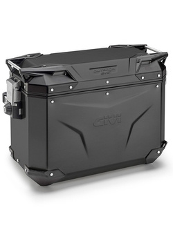 Side case aluminium black matt left Givi Trekker Outback 48 L