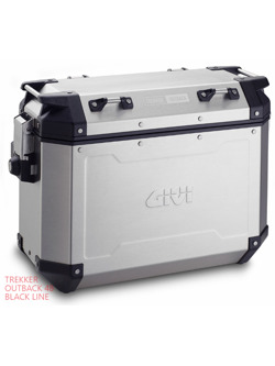 Side case aluminium left Givi Trekker Outback 37 L