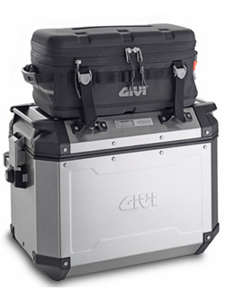 Side case aluminium left Givi Trekker Outback 37 L