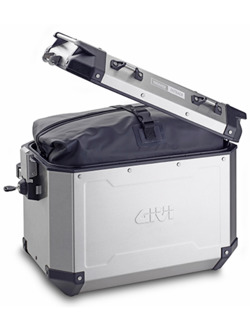 Side case aluminium left Givi Trekker Outback 37 L