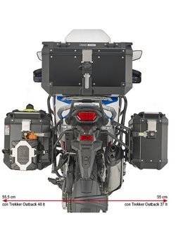 Specific Givi pannier holder PL One-Fit for Trekker Outback Monokey® Cam-Side for Honda CRF1100L Africa Twin (20-)