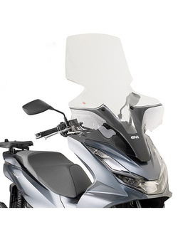 Specific Givi screen for Honda PCX 125 (21-) transparent [with specific D1190KIT fitting kit]