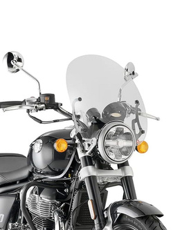 Specific Givi screen for Royal Enfield Super Meteor 650 (23-) transparent [fitting kit not included]