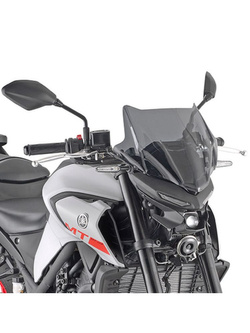 Specific Kappa screen for Kawasaki Z 650 (20-), Yamaha MT-03 321 (20-) smoked [fitting kit not included]