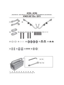 Specific fitting kit Givi for 6109A