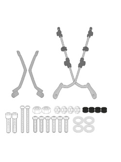 Specific fitting kit for screen 1173S for CF Moto 700 CL-X (21)