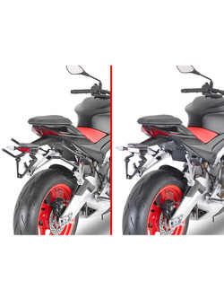 Specific holder for Easylock side bags, or soft side bags GIVI Aprilia Tuono 660 (21-), RS 660 (21-22)