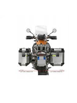 Specific pannier holder GIVI for Trekker Outback Monokey® cam-side BMW R 1200 GS (04-12)