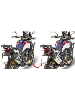 Specific rapid release side case holder for MONOKEY® cases Honda CRF100L Africa Twin (16-17)