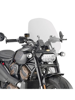 Specific screen GIVI for Harley Davidson Sportster S 1250 (21-) transparent [A8401A kit is required to mount the screen]