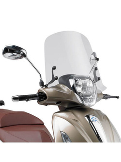 Specific screen GIVI for Piaggio Beverly 125IE / 300IE / 350 (10-20) transparent [A357A kit is required to mount the screen]