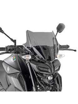 Specific screen GIVI for Yamaha MT 125 (20-) smoked [fitting kit included]