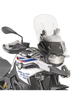 Specific sliding wind-screen Kappa Airflow for BMW F 750 GS (18-) transparent [fitting kit included]