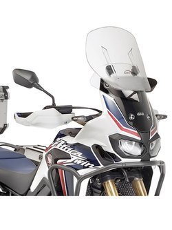 Specific sliding wind-screen transparent, Airflow. Honda CRF1000L Africa Twin (16>19), CRF1000L Africa Twin Adventure Sports (18-19)