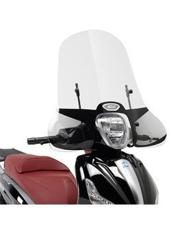 Specific transparent screen Givi Piaggio Beverly 125IE-300IE-350 (10 > 19) [fitting kit included]