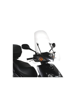 Transparent screen for Yamaha Cignus X 125 (07 > 15) (fitting kit included)