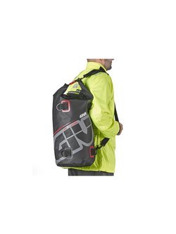 Waterproof cylinder seat bag GIVI EA114CM Easy-T Range [capacity: 30 ltr] grey