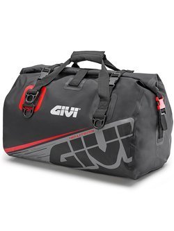 Waterproof saddlebag GIVI EA115FL 40 ltr grey-red