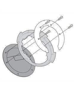 Flange GIVI BF20 for fitting any of the TANKLOCK, TanklockED bags Honda models