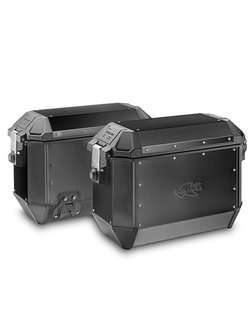 Pair of Monokey® K’MISSION side cases Kappa black