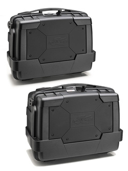 Pair of side-cases Kappa Monokey KGR33N Garda (33 ltr) 