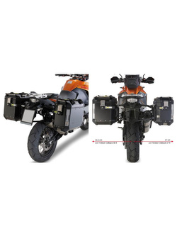 Pannier holder GIVI for Trekker Outback Money® Cam-Side KTM Adventure 1190 Adventure / Adventure R (13-16)