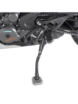 Specific Givi support to widen the surface support area of the original side stand for KTM 390 Adventure (20-)