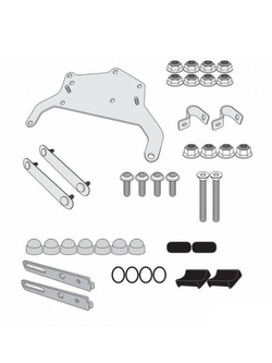 Specific Kappa kit to install the KS250 Tool Box on KLR5108 for BMW R 1200 GS (13-18), R 1200 GS Adventure (14-18), R 1250 GS / Adventure (19-)