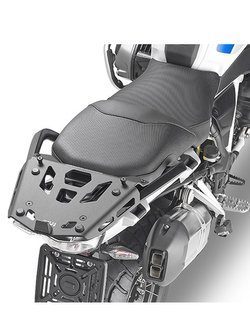 Specific Kappa rear rack in aluminium for Monokey® top case for BMW R 1250 GS (19-) black