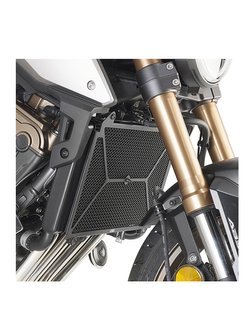 Specific Kappa stainless steel radiator guard for Honda CB 650 R (19-) black