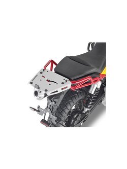 Specific rear rack in aluminium for MONOKEY® top case Moto Guzzi V85 TT (19-21)