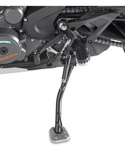 Specific support to widen the surface support area of the original side stand GIVI KTM 790 Adventure / R (19- 20), 890 Adventure (21)