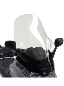 Specific screen transparent GIVI Piaggio X8 125-150-200-250-400 (04 > 10), X-EVO 125-250-400 (07 > 11)