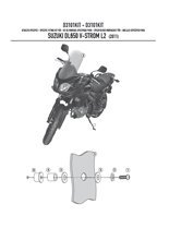 Mocowanie GIVI do szyby 3101DT Suzuki DL 650 V-Strom L2-L3-L4-L5-L6 [11-16]