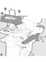 Stelaż GIVI pod kufer centralny Monokey® BMW R 1100 GS [94-99] [płyta Monokey® w zestawie]