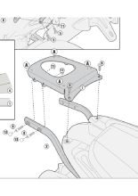 Stelaż GIVI pod kufer centralny Monokey® do Triumpha Tiger Sport 1050 (13-20) [płyta Monokey® w zestawie]