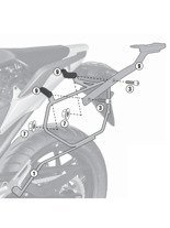 Stelaż Kappa pod sakwy boczne EasyLock Honda NC 700 S/ X [12-13]/ 750 S/ X DCT [14-15]